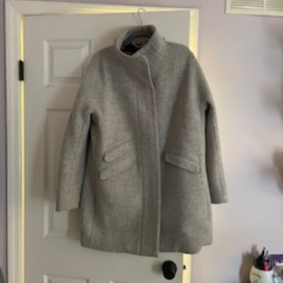 J Crew Italian Stadium Coat - Size 14 - Picture 1 of 8